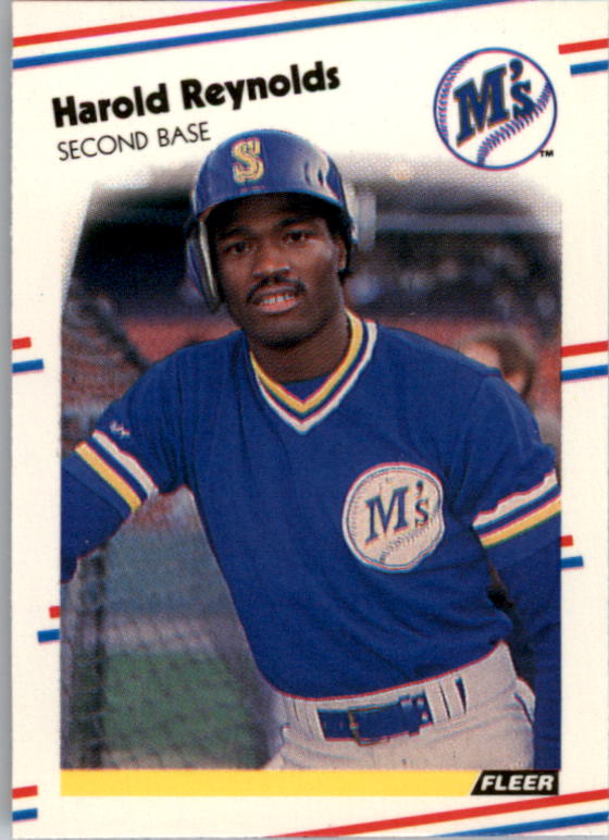 1988 Fleer Mini Baseball Cards 053      Harold Reynolds